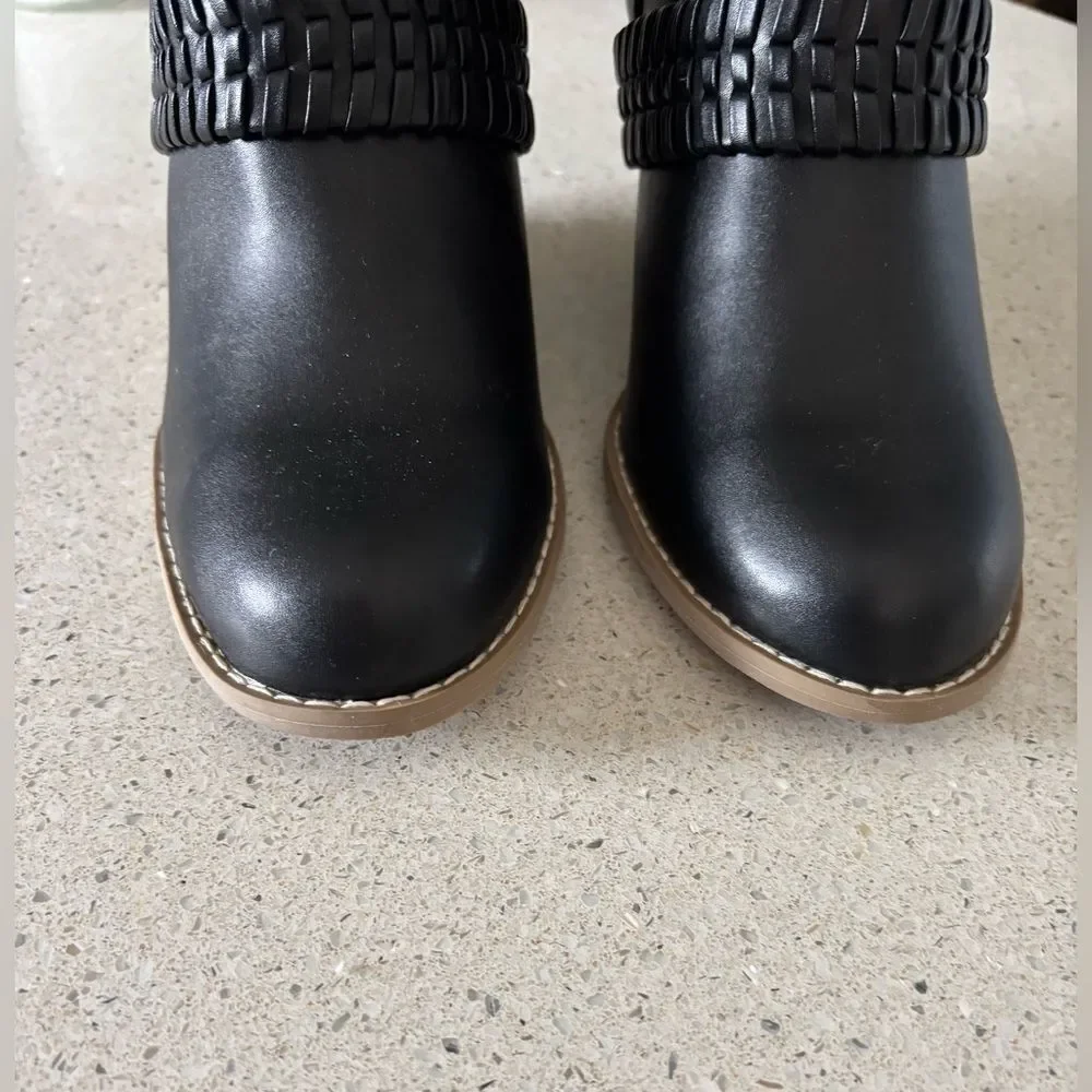 Black Wedge Ankle Boots by Dolce Vita